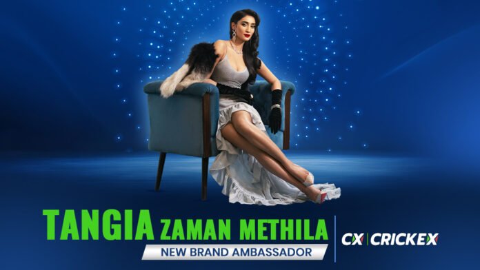 Tangia Zaman Methila New Brand Ambassador of Crickex