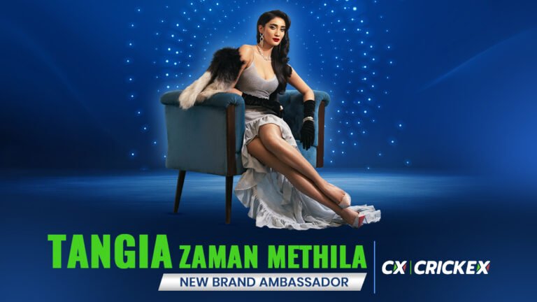 Tangia Zaman Methila New Brand Ambassador of Crickex