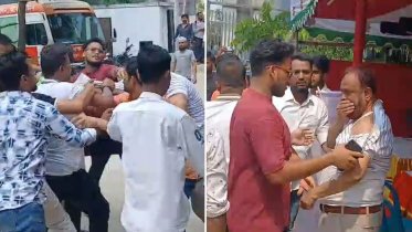 নারায়ণগঞ্জে বিএনপি নেতাকে যুবদল নেতার সমর্থকদের মারধর